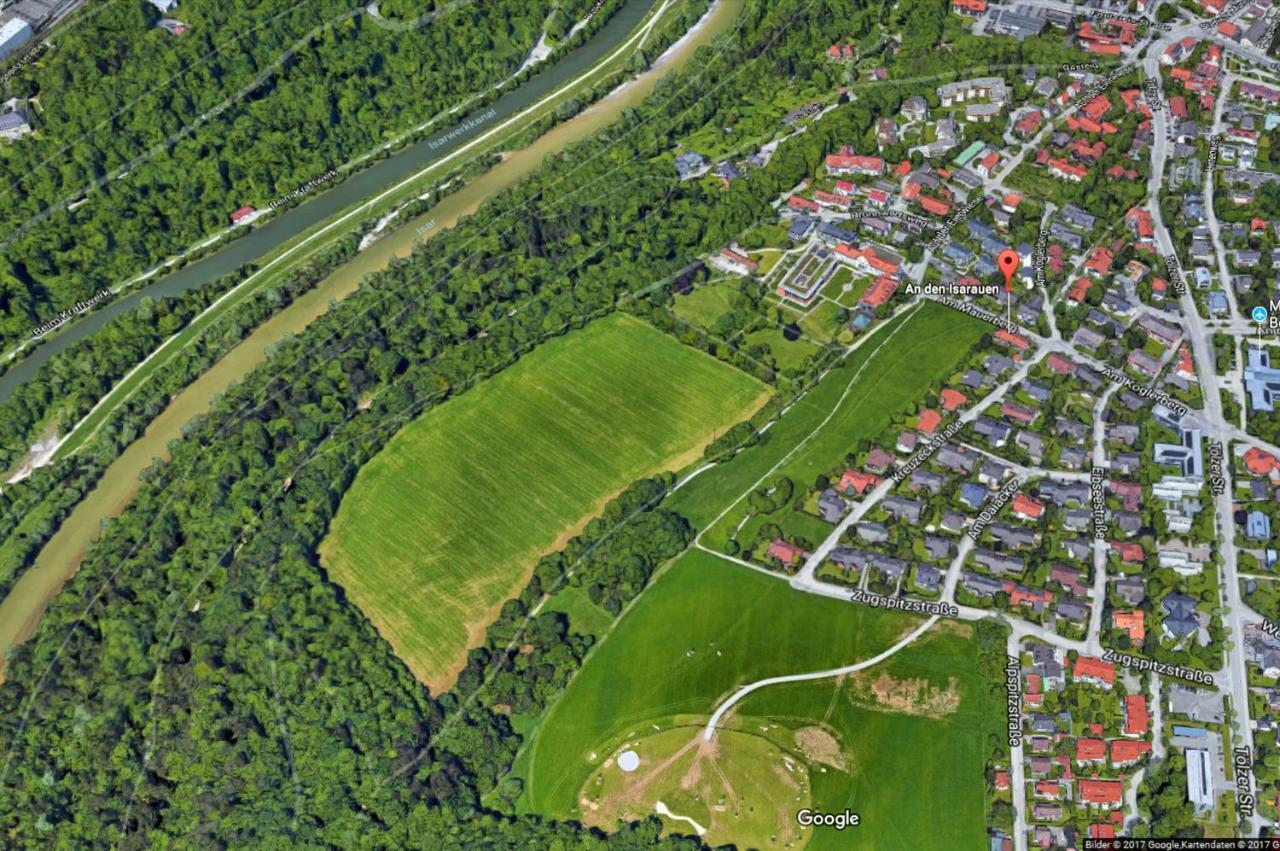 Ferienwohnung An den Isarauen Grünwald Exterior foto